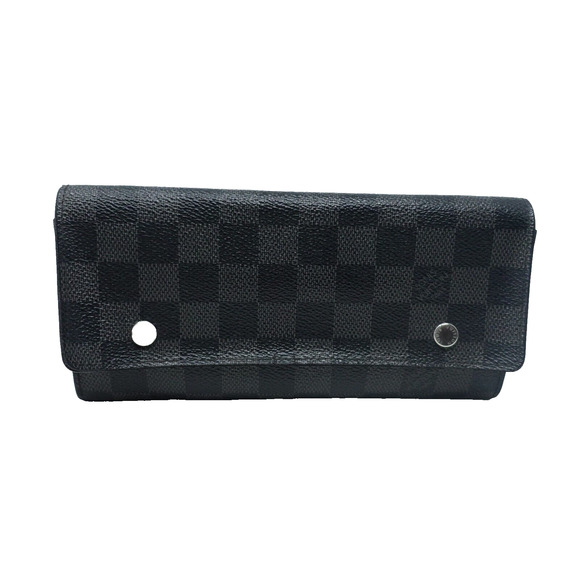 Louis Vuitton Men Damier Graphite Portefeuille Wallet Travel Long LV-W0712P-C002 - Picture 1 of 11